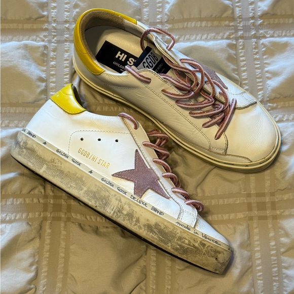 Golden Goose Hi Star Sneakers Shoes 37 - Picture 1 of 1